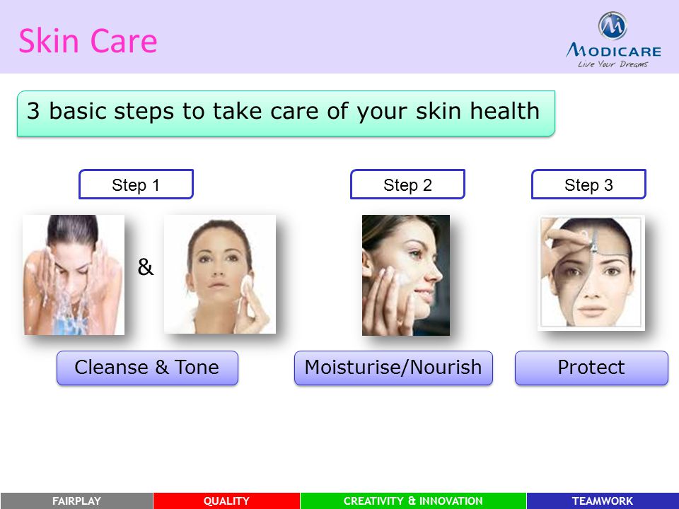 Skincare routine